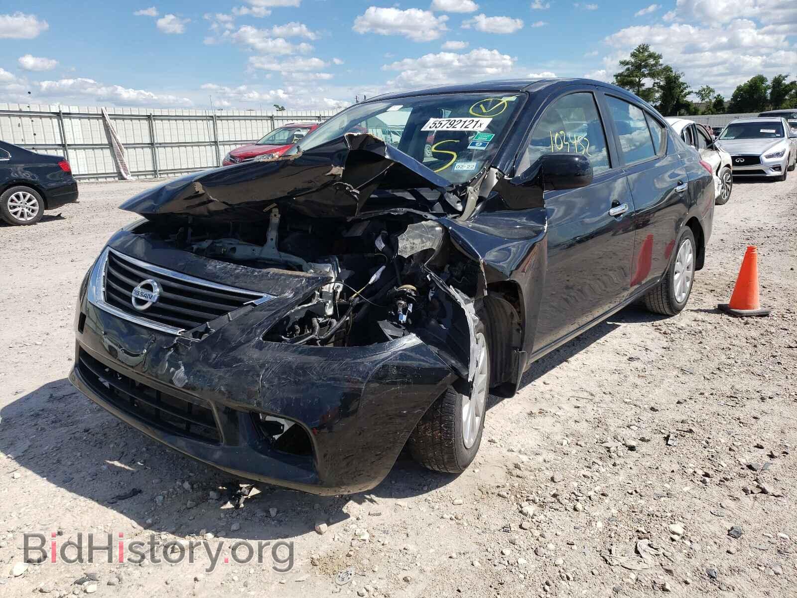 2012 NISSAN VERSA - VIN: 3N1CN7AP6CL854990 - Photo 2
