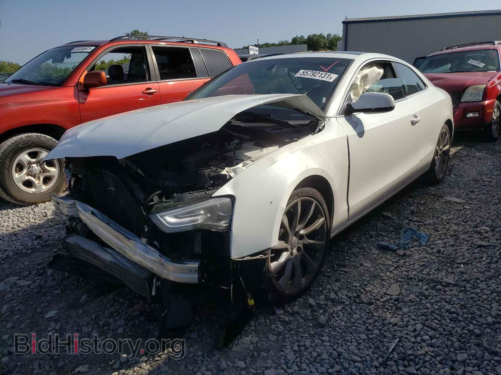 2013 AUDI A5 - VIN: WAULFAFR2DA079711 - Фото 2