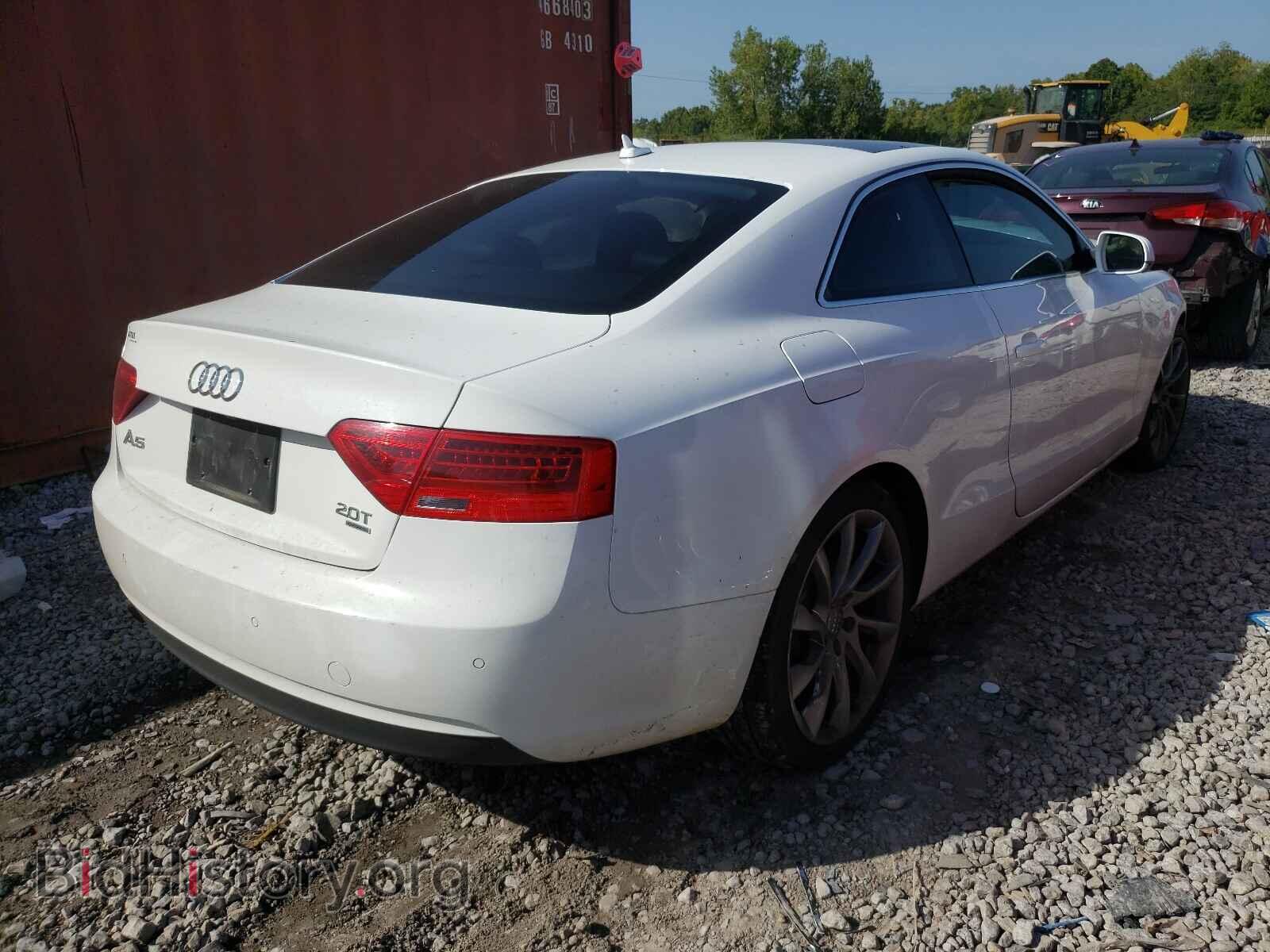 2013 AUDI A5 - VIN: WAULFAFR2DA079711 - Фото 4