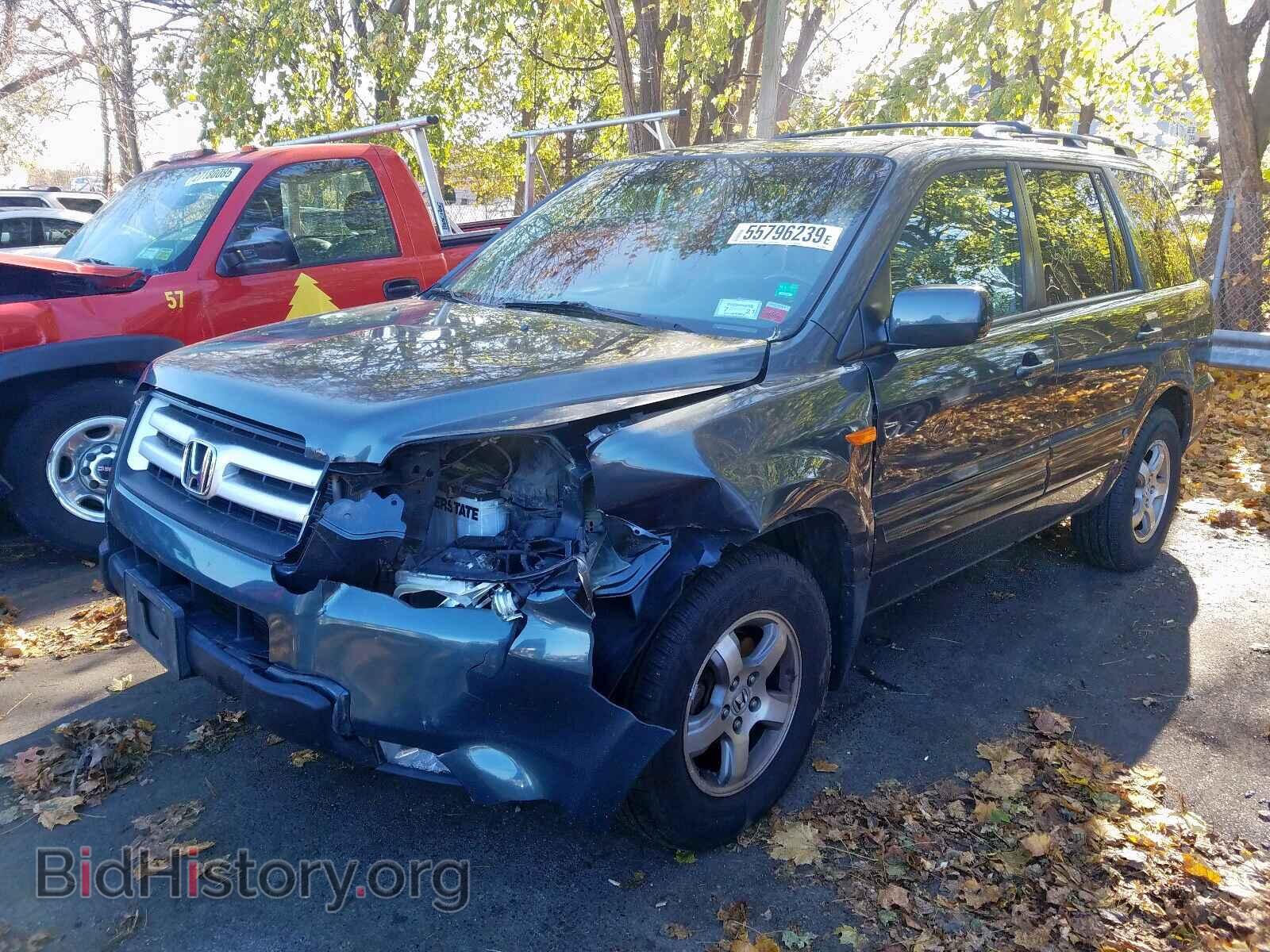 2006 HONDA PILOT - VIN: 2HKYF18676H509448 - Фото 2