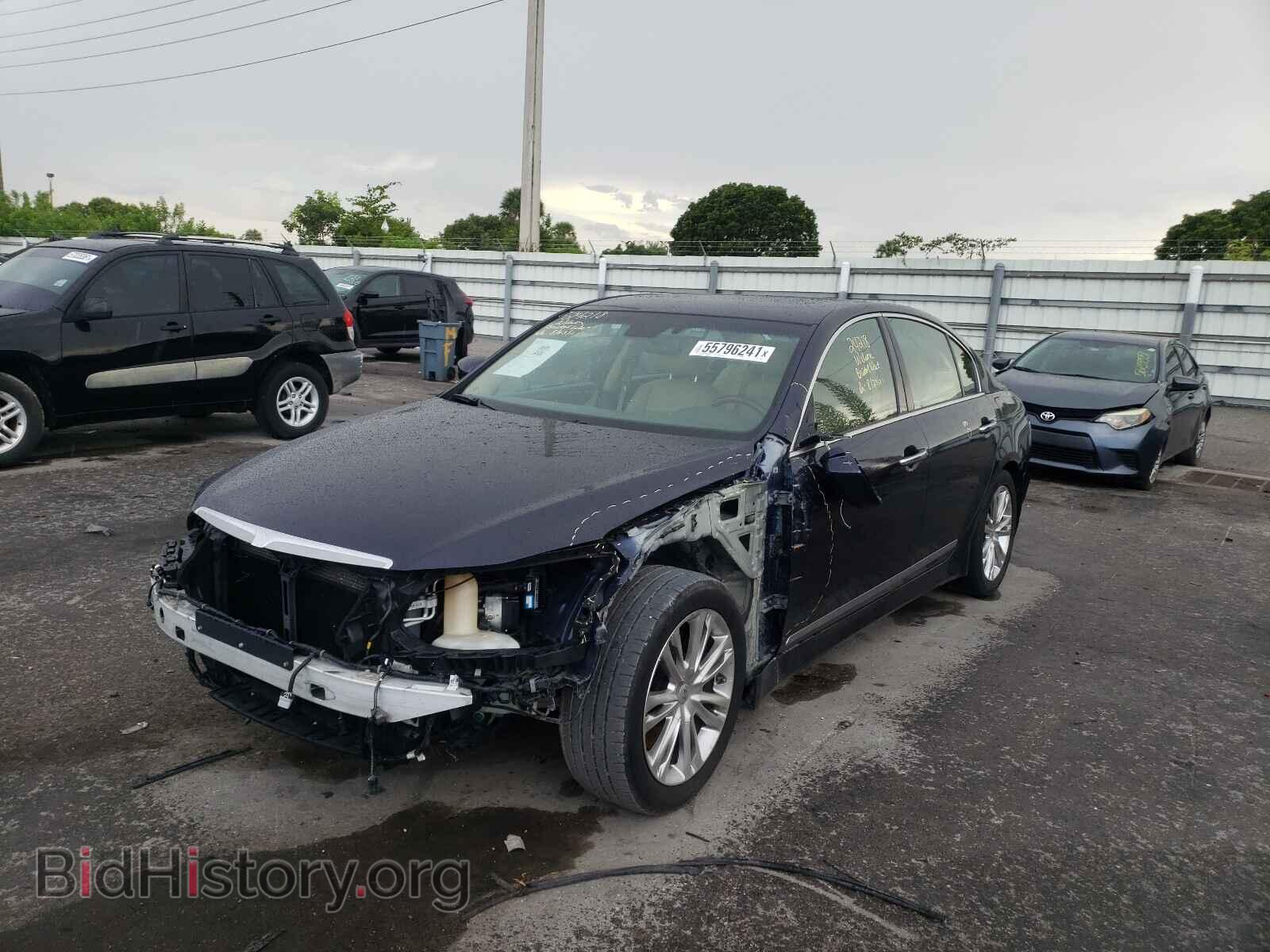 2012 HYUNDAI GENESIS - VIN: KMHGC4DF8CU165802 - Фото 2