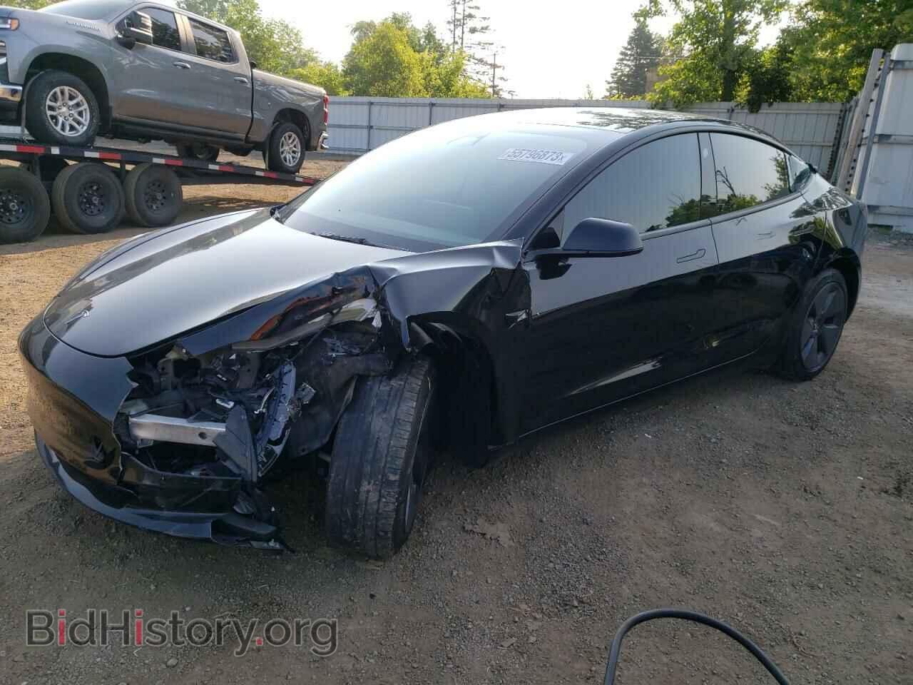 Photo 5YJ3E1EB3NF247133 - TESLA MODEL 3 2022
