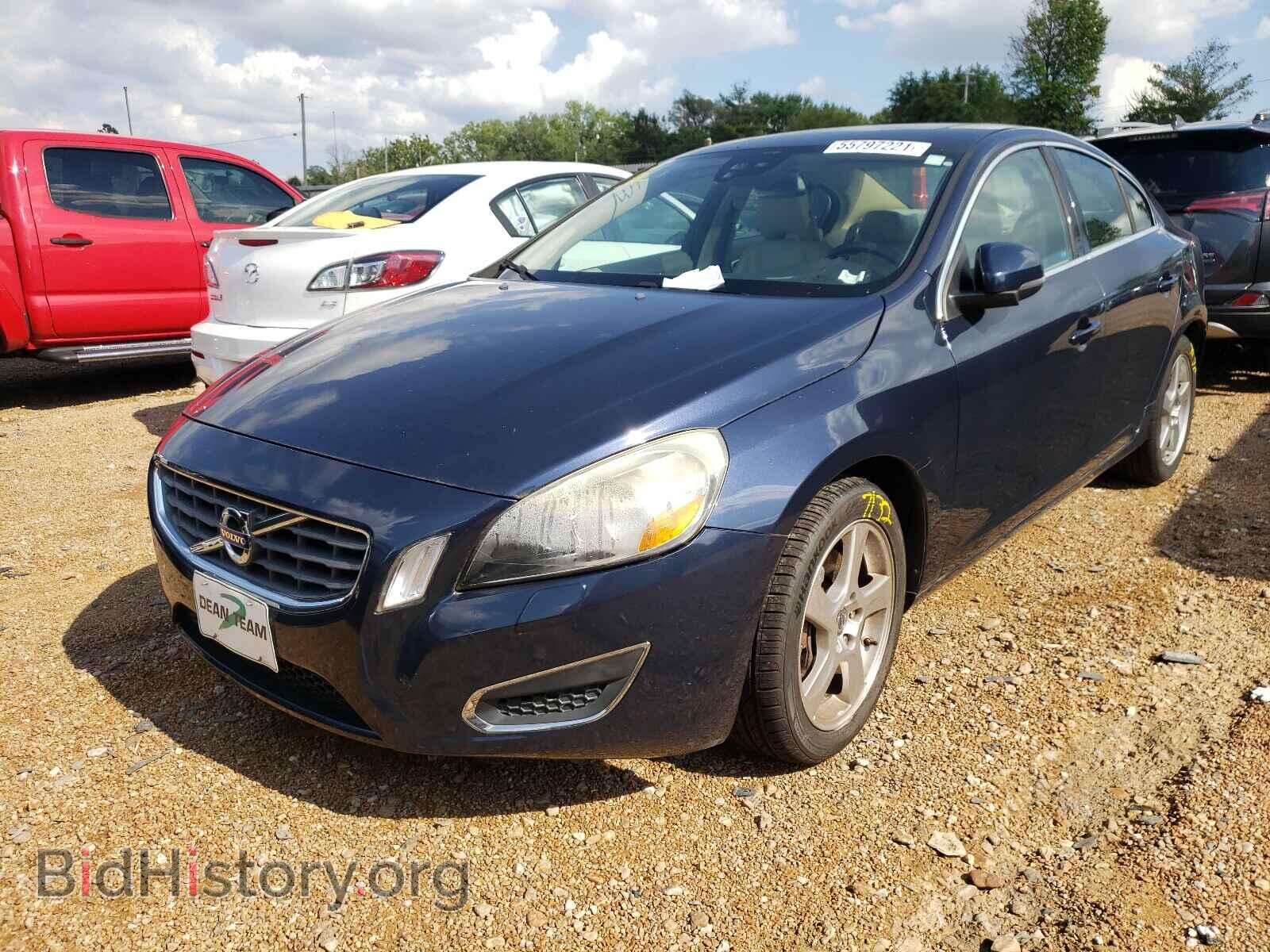 2012 VOLVO S60 - VIN: YV1622FS7C2084538 - Фото 2