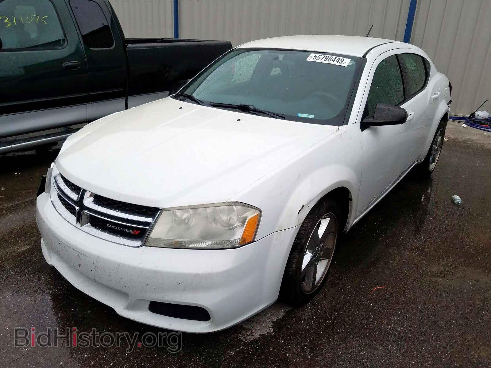 2013 DODGE AVENGER - VIN: 1C3CDZAB0DN537762 - Фото 2