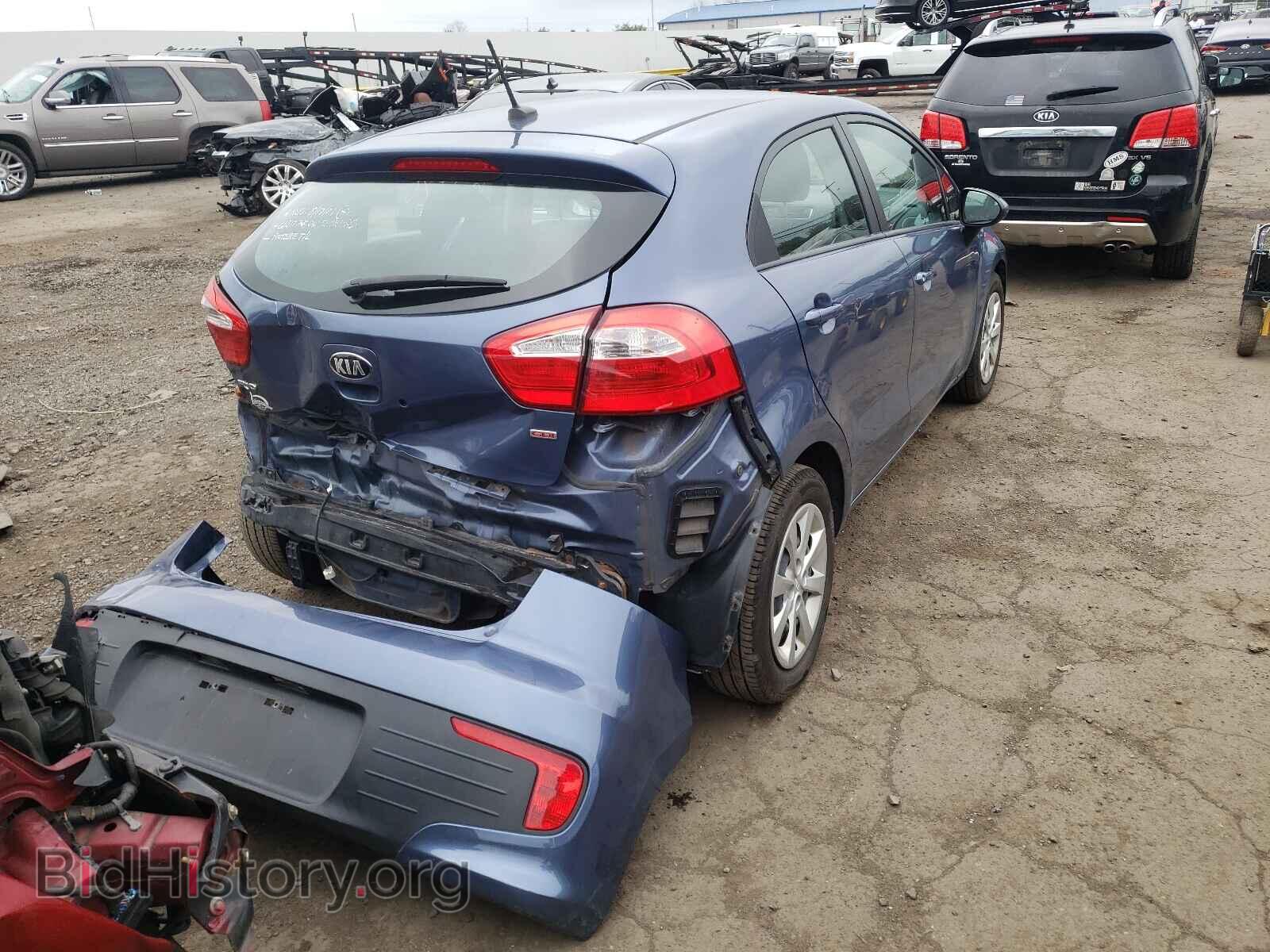 2016 KIA RIO - VIN: KNADM5A35G6579339 - Фото 4