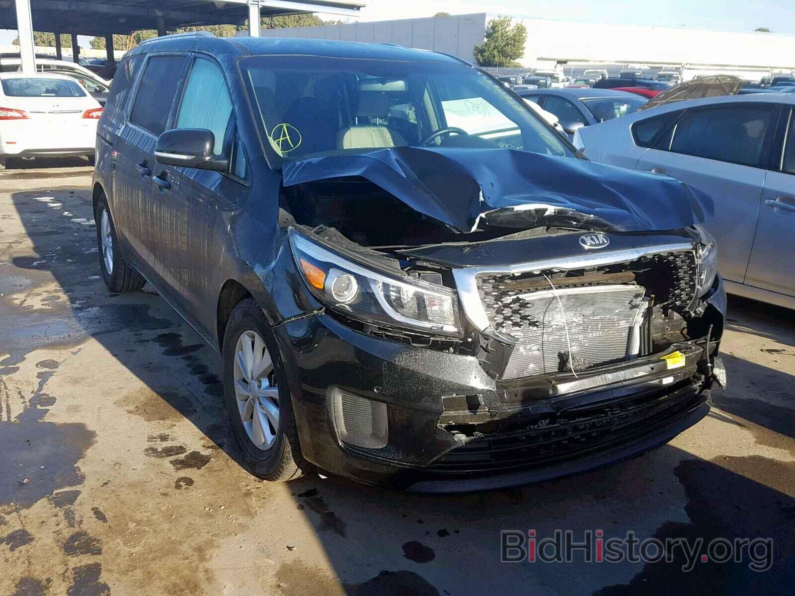 Фотография KNDMB5C18H6321077 - KIA SEDONA LX 2017