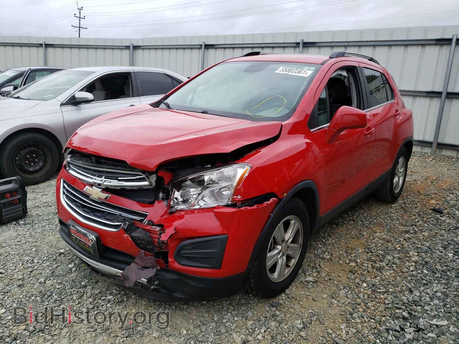 2016 CHEVROLET TRAX - VIN: KL7CJLSB5GB667801 - Фото 2