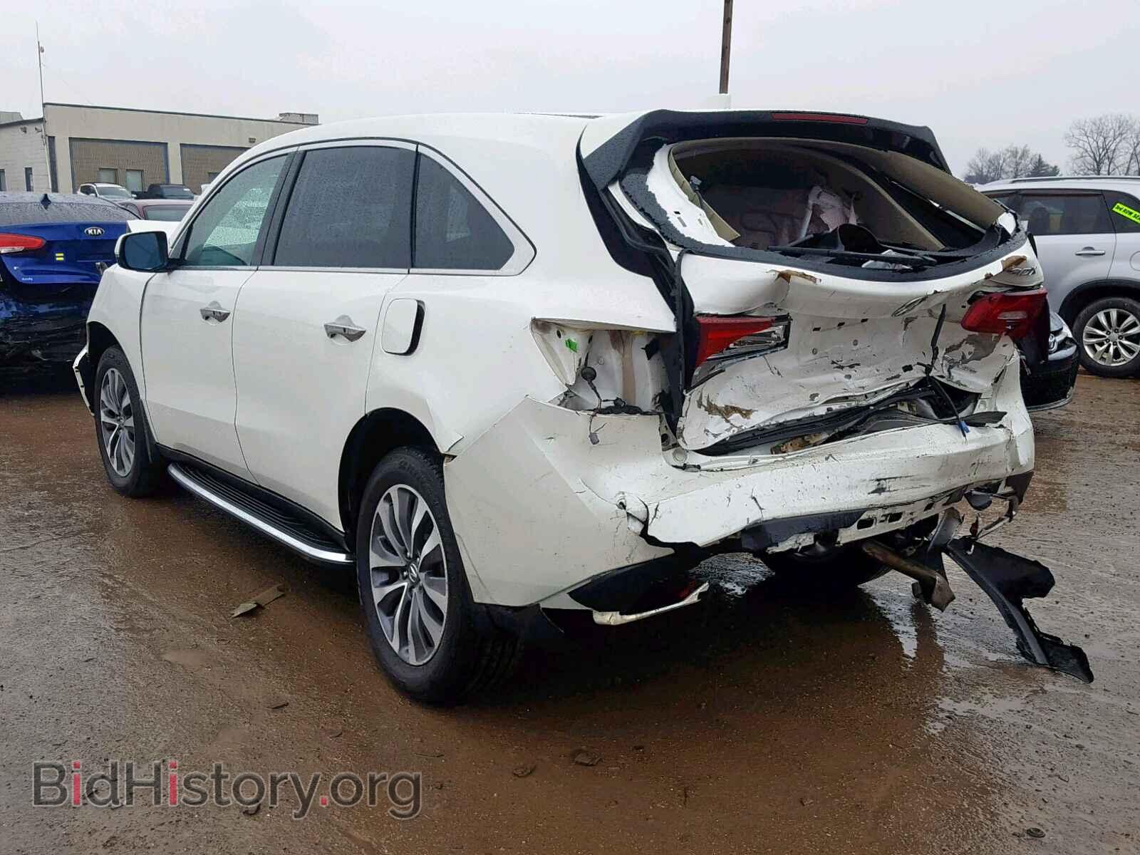 2014 ACURA MDX - VIN: 5FRYD4H41EB002899 - Фото 3