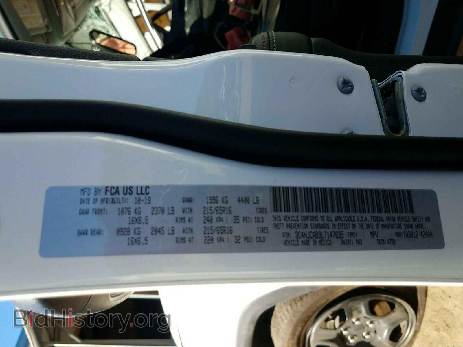 2020 JEEP COMPASS - VIN: 3C4NJCAB3LT147635 - Photo 10