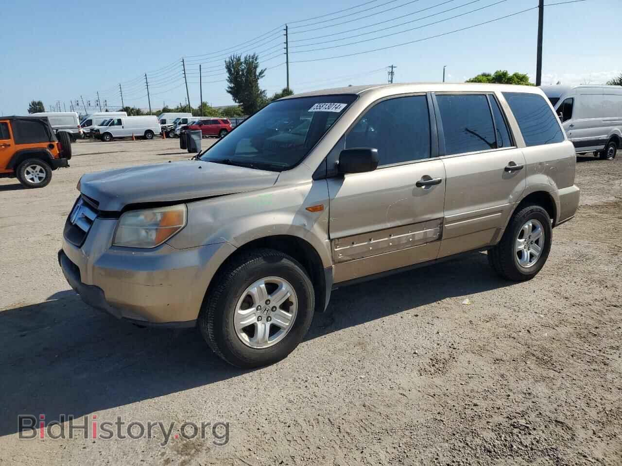 Photo 5FNYF28167B018069 - HONDA PILOT 2007