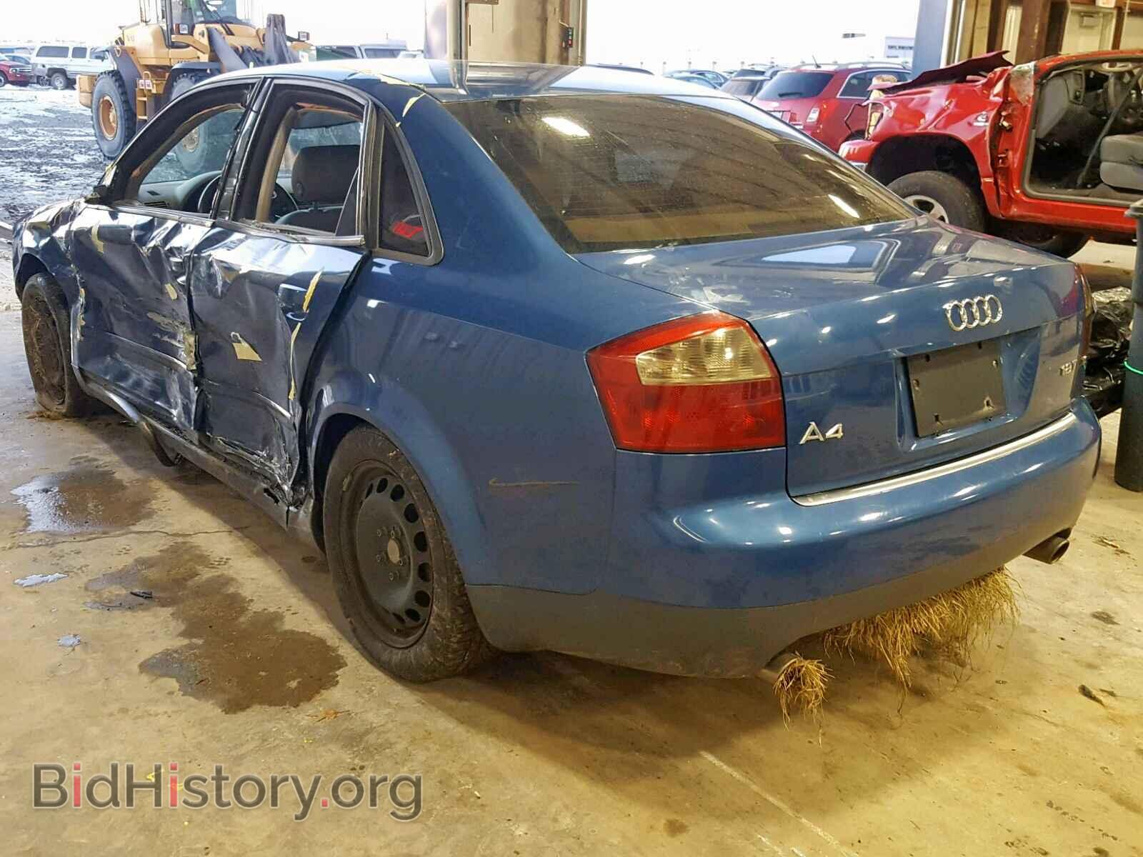 2002 AUDI A4 - VIN: WAUJC68E42A310127 - Фото 3
