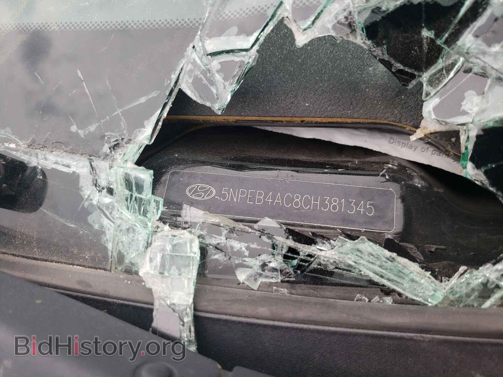 2012 HYUNDAI SONATA - VIN: 5NPEB4AC8CH381345 - Фото 10