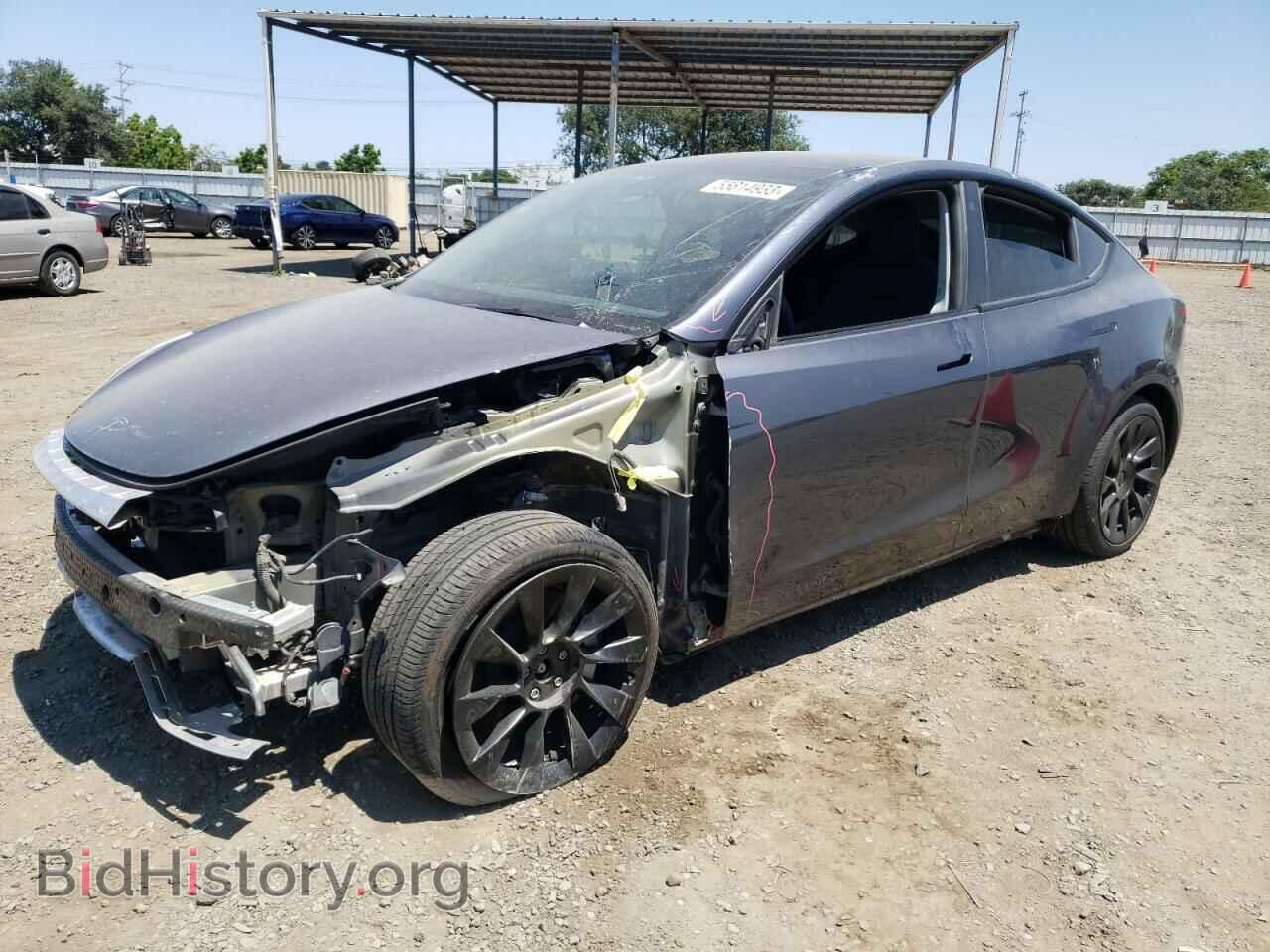 Photo 5YJYGDEEXMF241355 - TESLA MODEL Y 2021
