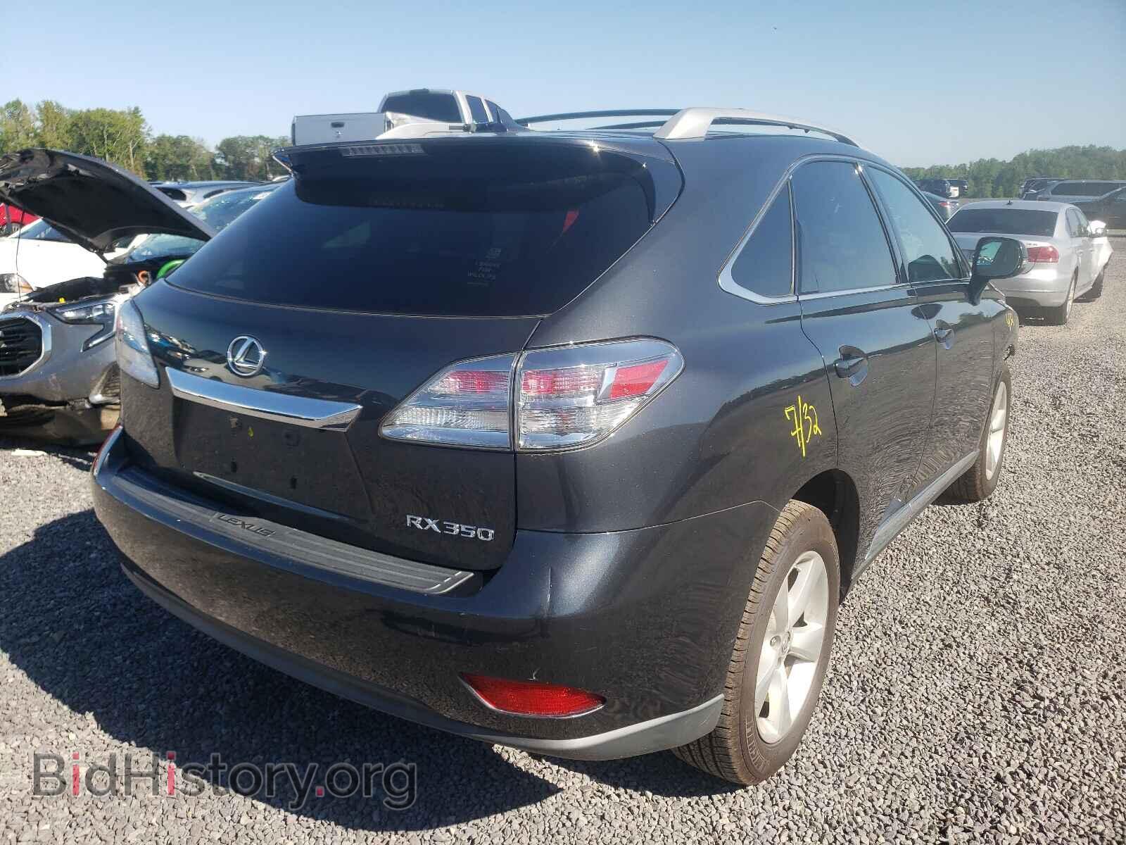 2011 LEXUS RX350 - VIN: 2T2BK1BAXBC087182 - Фото 4