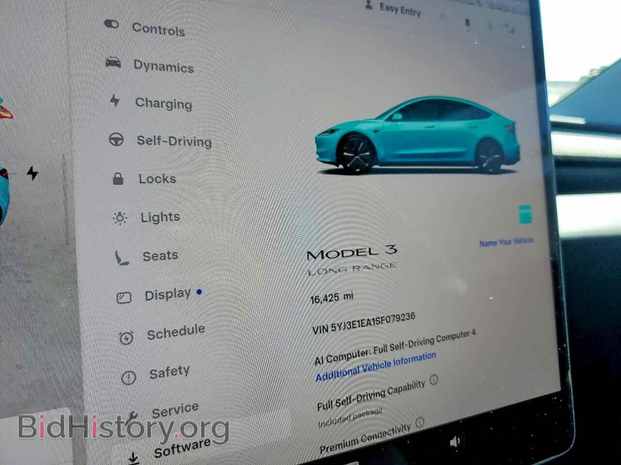 2025 TESLA MODEL 3 - VIN: 5YJ3E1EA1SF079236 - Фото 9