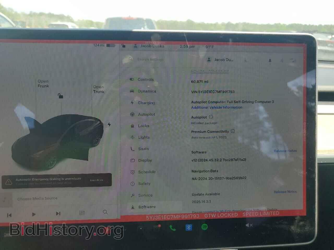2021 TESLA MODEL 3 - VIN: 5YJ3E1EC7MF991793 - Фото 9