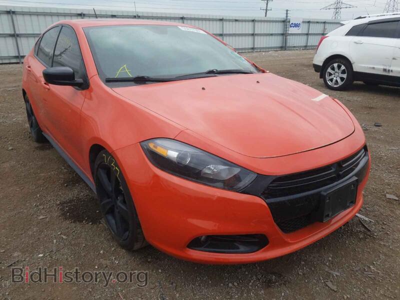 2015 Dodge DART Dart SXT (VIN 1C3CDFBBXFD368663) — photo 1 of 10, Copart, damage: side