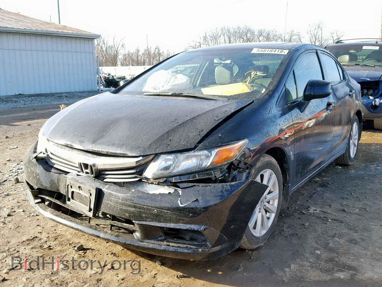 2012 HONDA CIVIC - VIN: 2HGFB2F92CH506615 - Фото 2