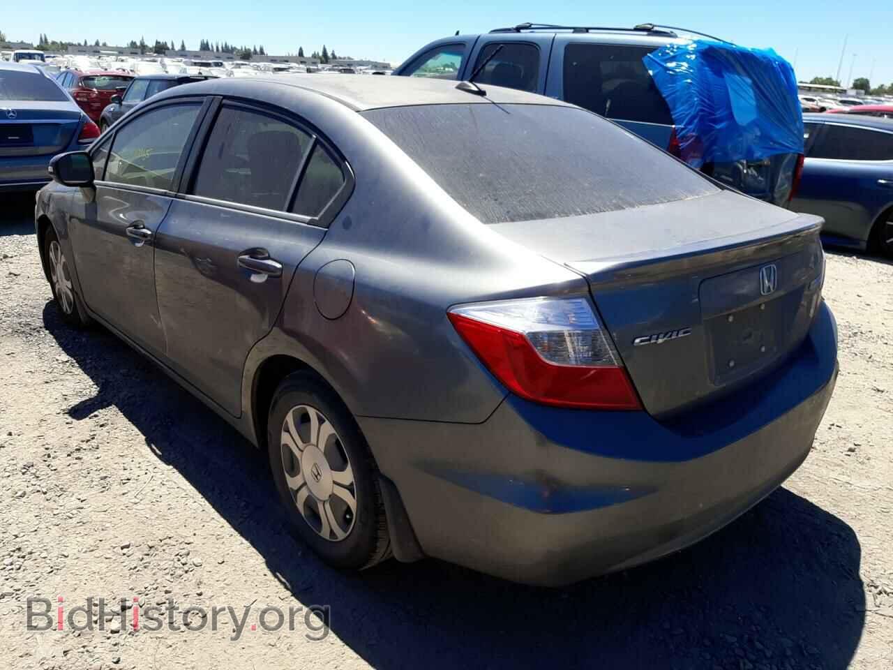 2012 HONDA CIVIC - VIN: JHMFB4F21CS009351 - Фото 3