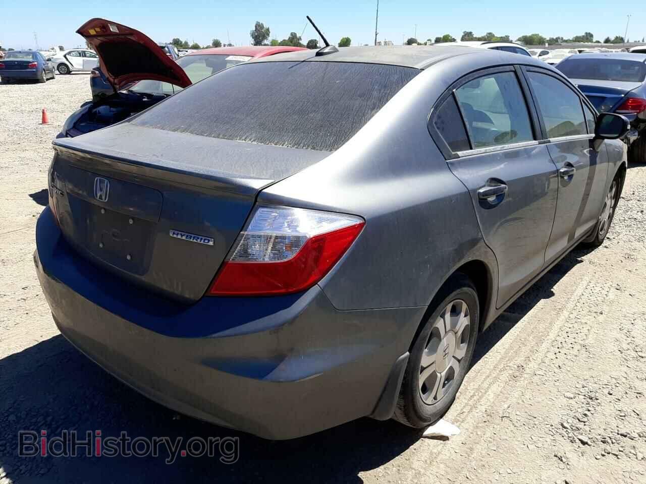2012 HONDA CIVIC - VIN: JHMFB4F21CS009351 - Фото 4