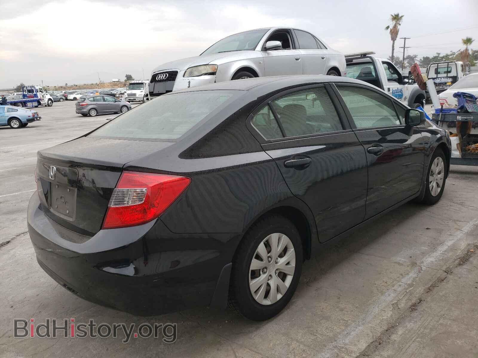 2012 HONDA CIVIC - VIN: 19XFB2F51CE366497 - Фото 4