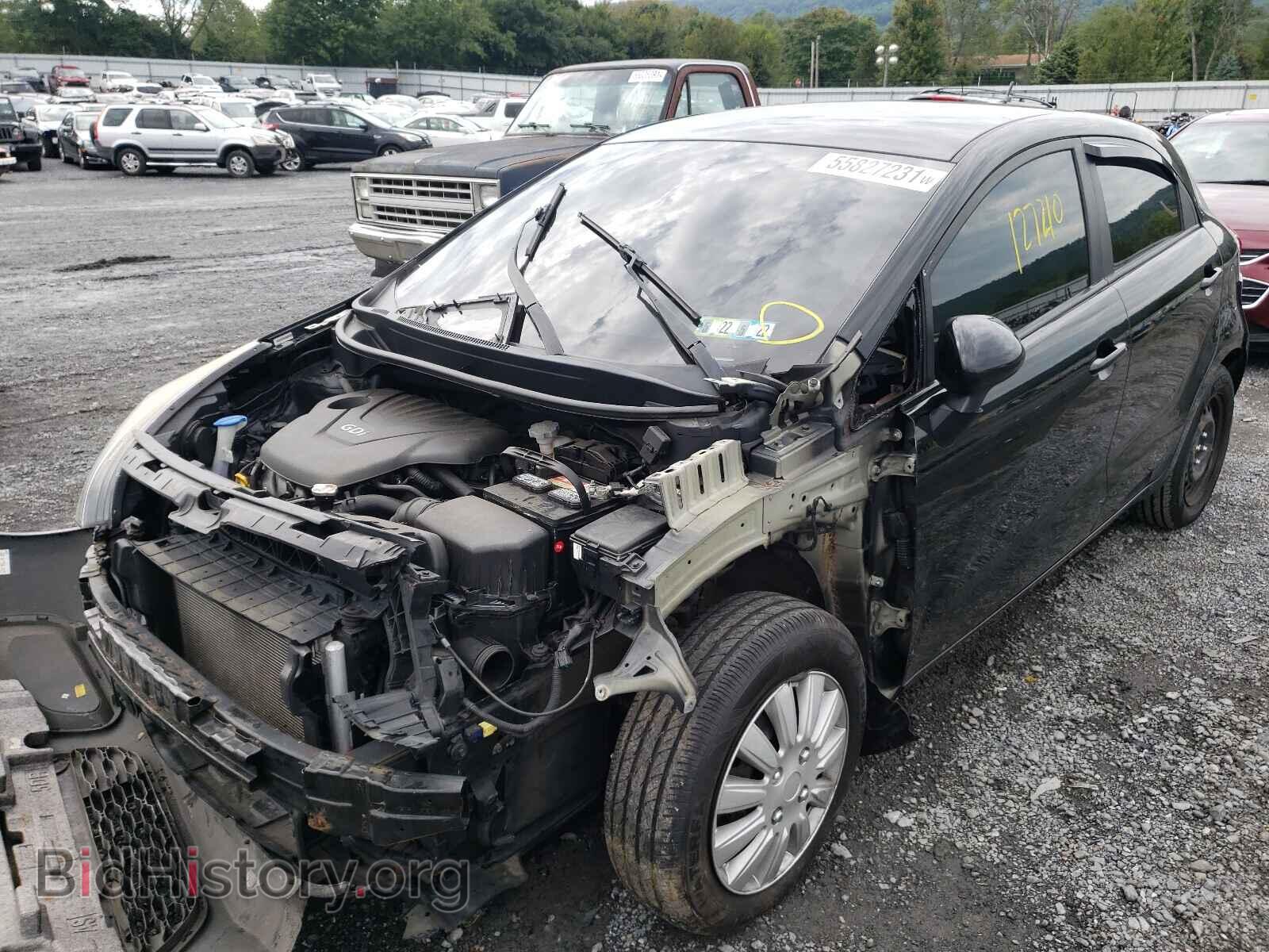 2014 KIA RIO - VIN: KNADM5A37E6413658 - Фото 2