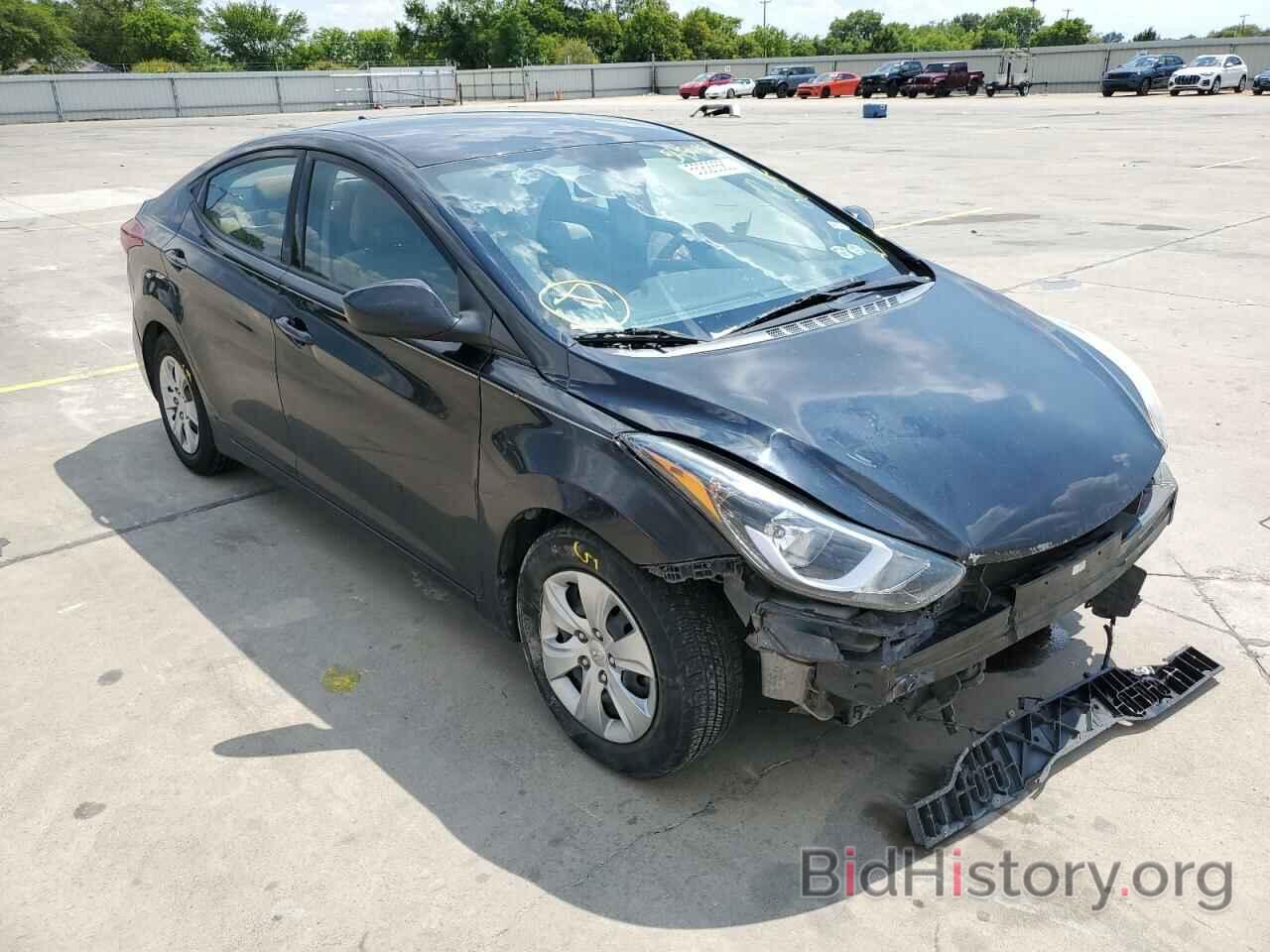 Photo KMHDH4AE9GU545432 - HYUNDAI ELANTRA 2016