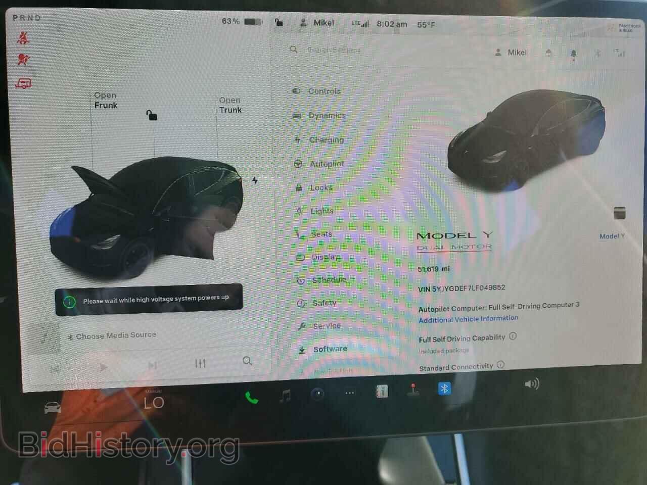 2020 TESLA MODEL Y - VIN: 5YJYGDEF7LF049852 - Фото 9
