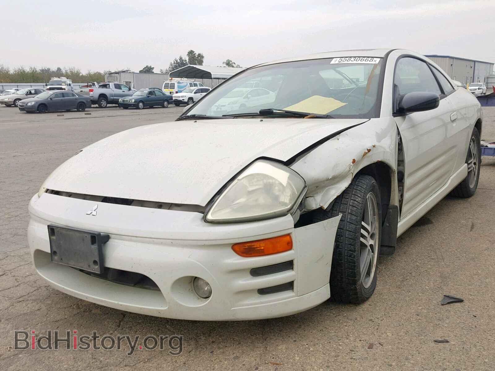 2003 MITSUBISHI ECLIPSE - VIN: 4A3AC74H03E043259 - Фото 2
