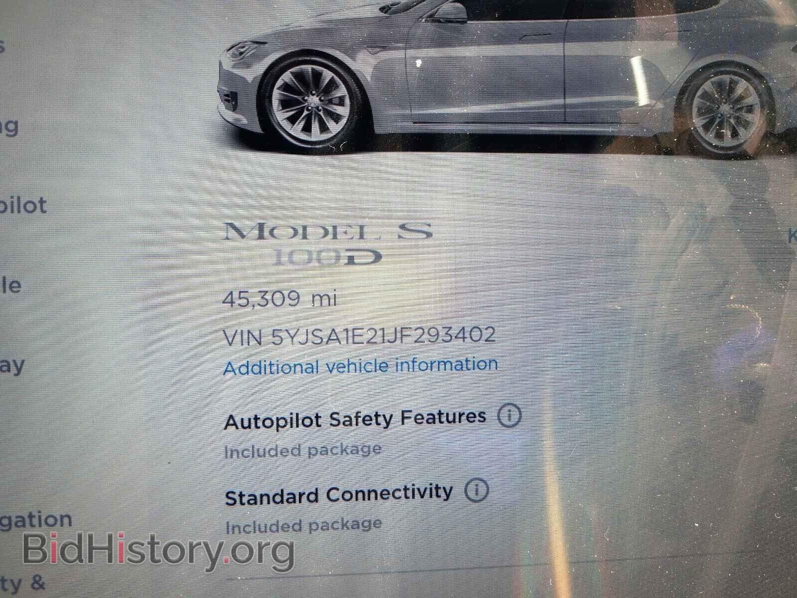 2018 TESLA MODEL S - VIN: 5YJSA1E21JF293402 - Фото 8