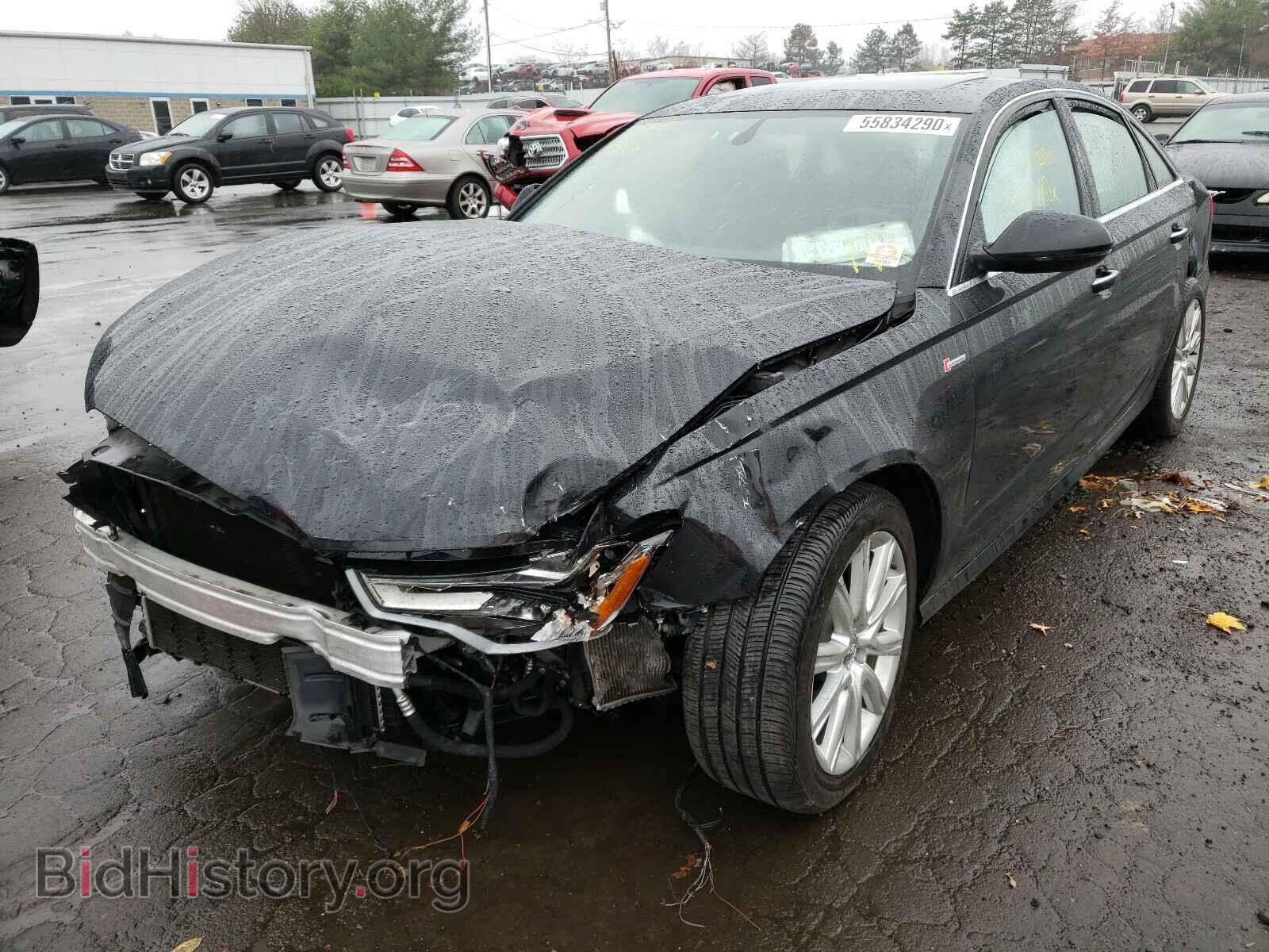 2014 AUDI A6 - VIN: WAUHGAFC9EN113488 - Фото 2