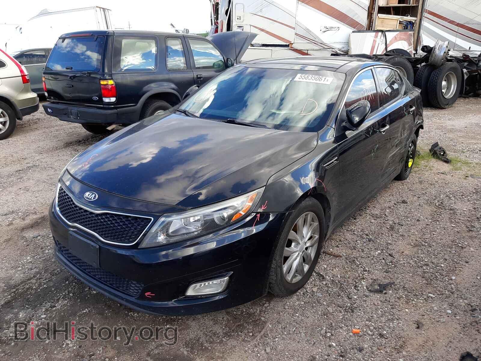 2014 KIA OPTIMA - VIN: 5XXGN4A75EG281687 - Фото 2