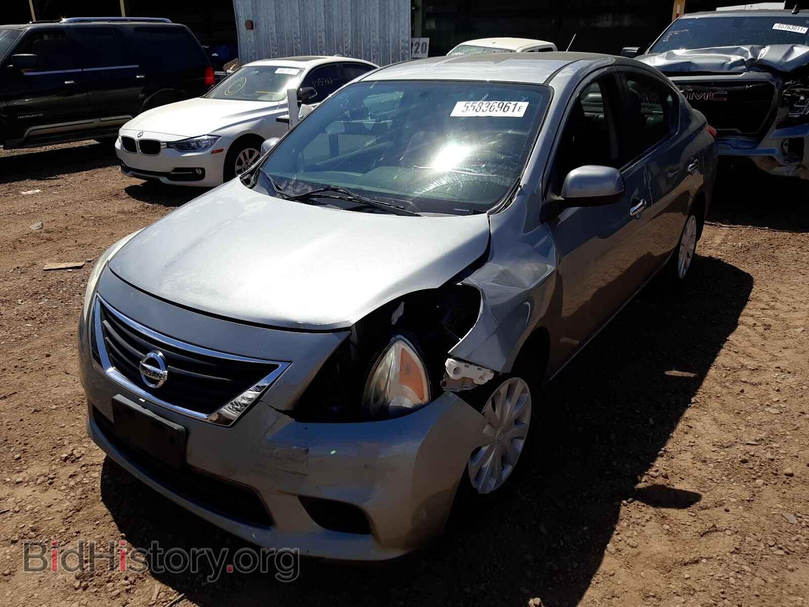 2012 NISSAN VERSA - VIN: 3N1CN7AP3CL921464 - Фото 2