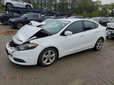 2016 Dodge DART SXT, white — VIN 1C3CDFBB2GD504897, Copart