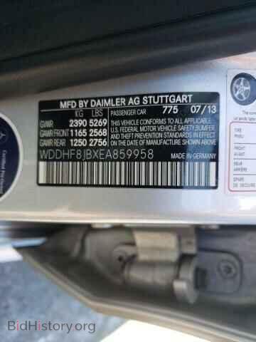 2014 MERCEDES-BENZ E-CLASS - VIN: WDDHF8JBXEA859958 - Фото 10