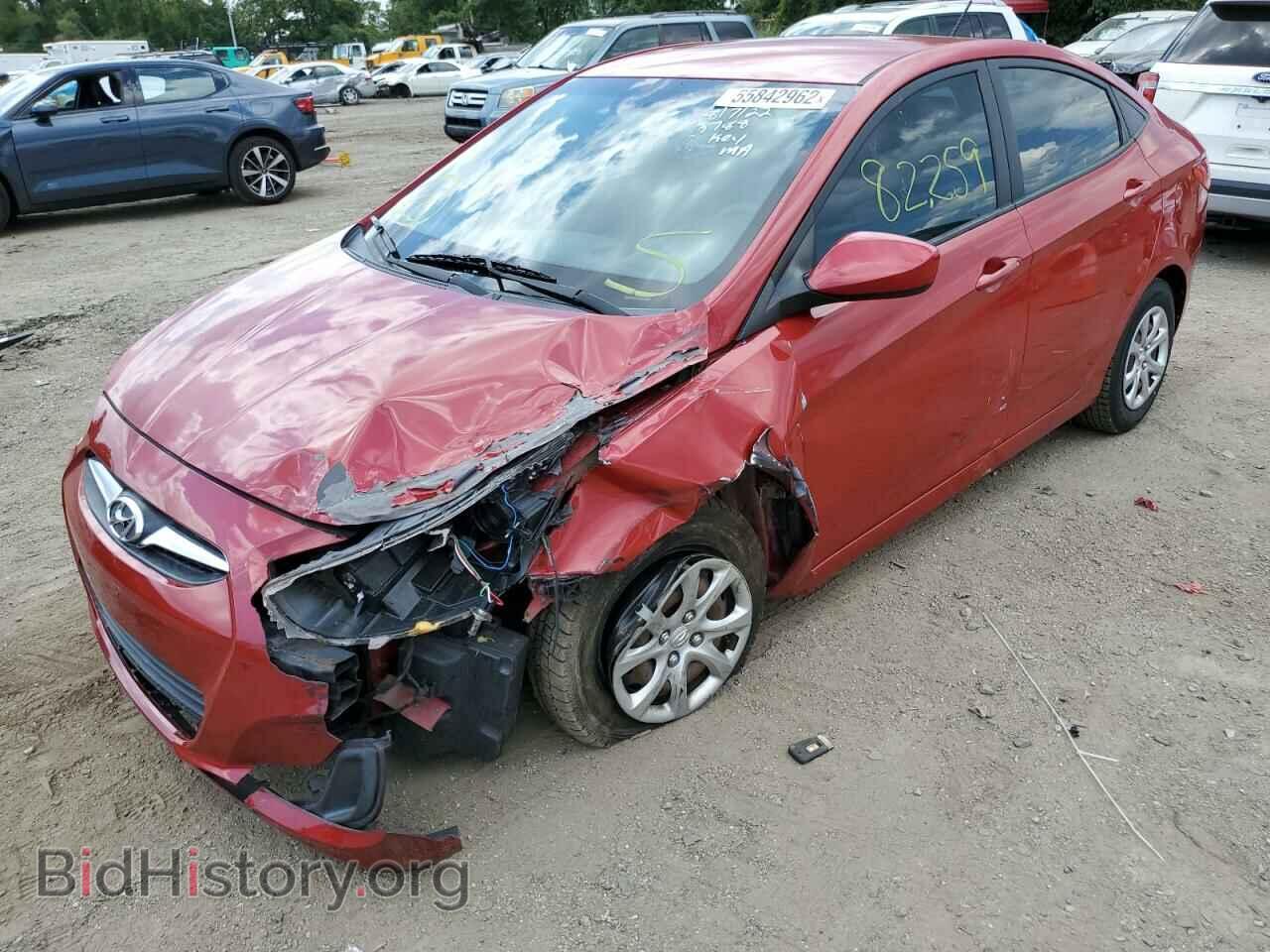 2014 HYUNDAI ACCENT - VIN: KMHCT4AEXEU693788 - Фото 2