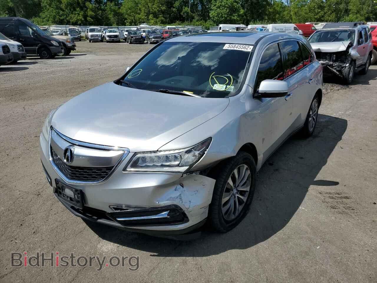 2014 ACURA MDX - VIN: 5FRYD4H20EB018767 - Фото 2