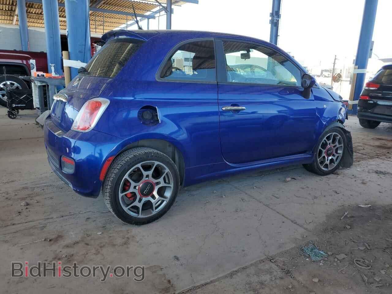 2012 FIAT 500 - VIN: 3C3CFFBR1CT108004 - Фото 3