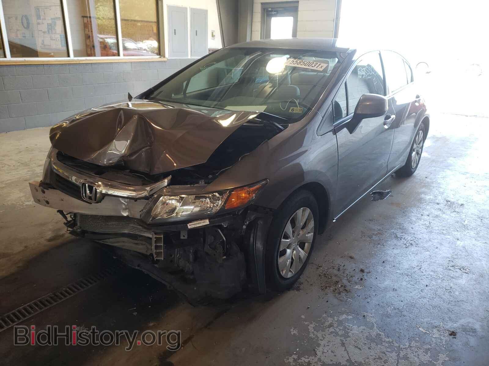 2012 HONDA CIVIC - VIN: 19XFB2F51CE381193 - Фото 2