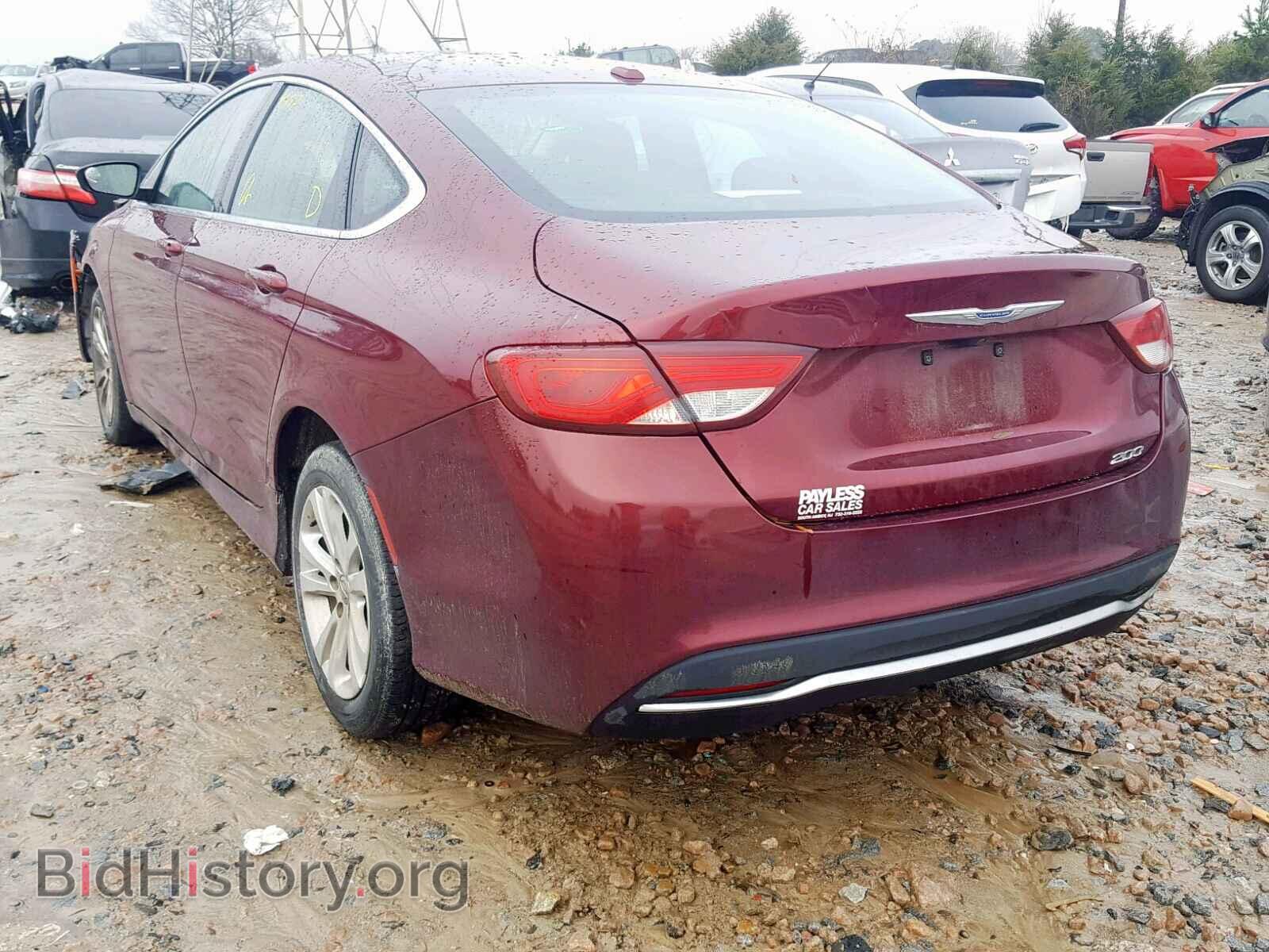 2015 CHRYSLER 200 - VIN: 1C3CCCAB8FN619287 - Photo 3