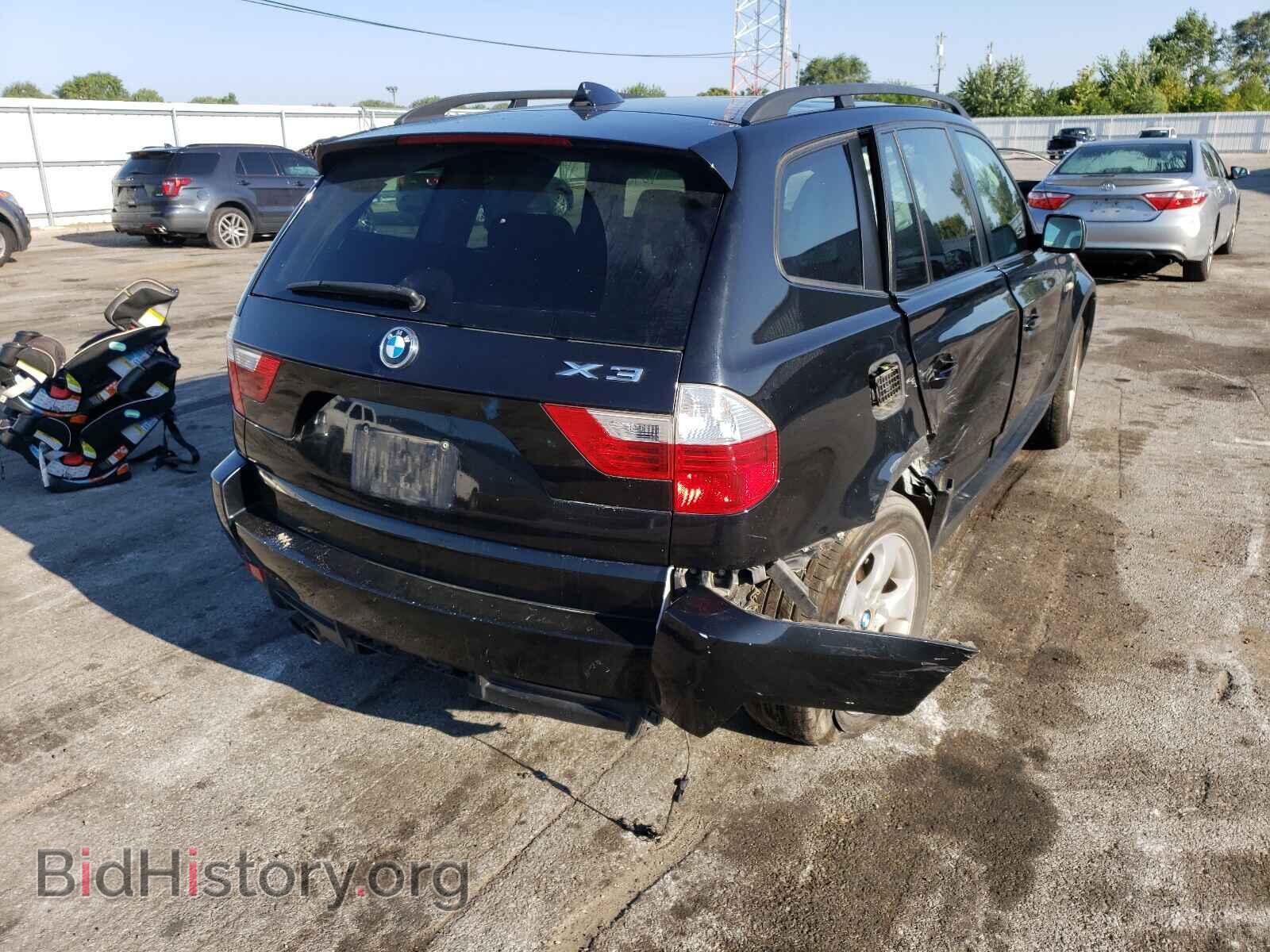 2007 BMW X3 - VIN: WBXPC93407WF25341 - Фото 4