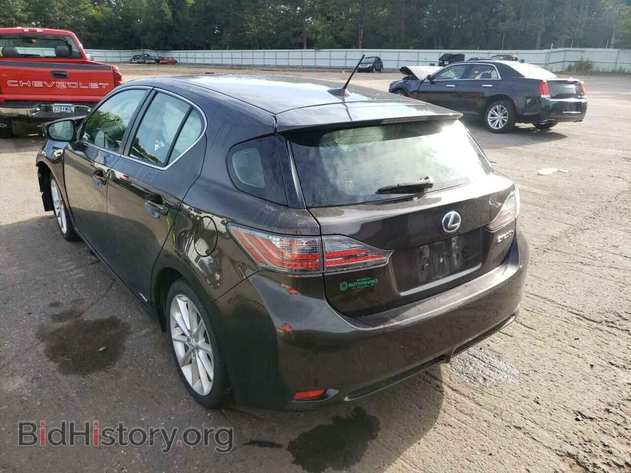 2012 LEXUS CT 200 - VIN: JTHKD5BH3C2115406 - Фото 3