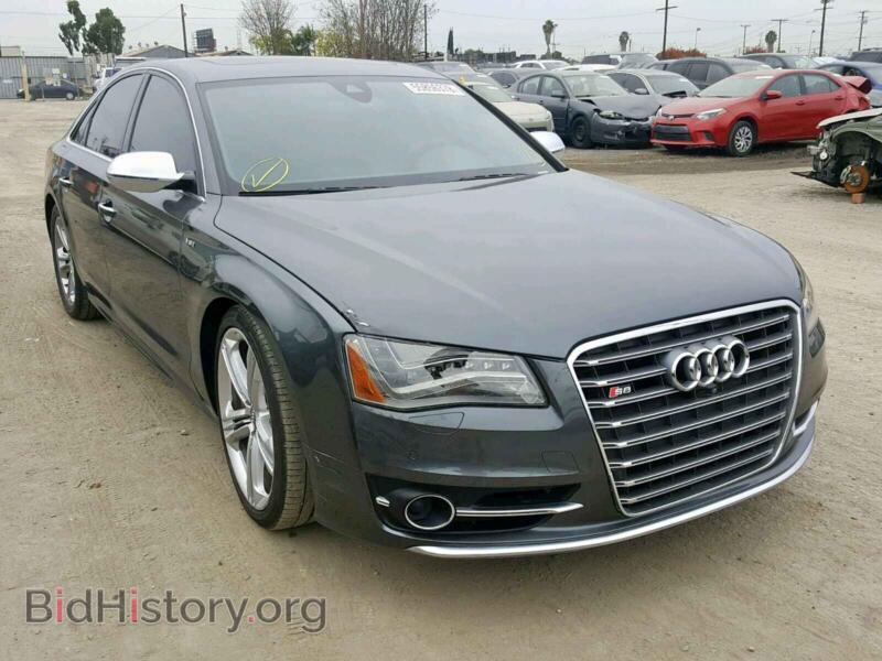 2014 Audi S8 S8 Quattro (VIN WAUD2AFD0EN005234) — photo 1 of 10, Copart, damage: front end