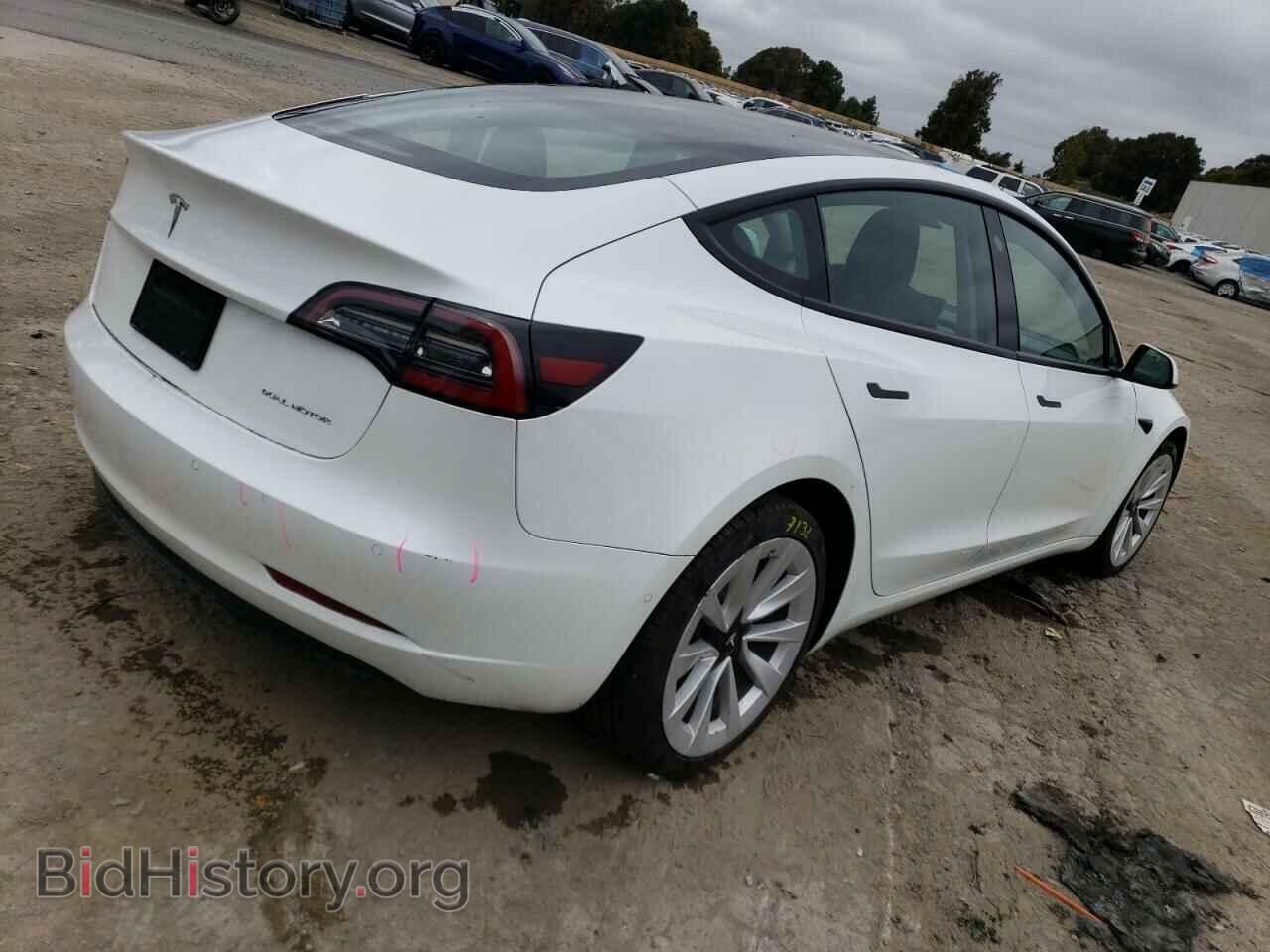 2022 TESLA MODEL 3 - VIN: 5YJ3E1EB3NF145203 - Фото 3