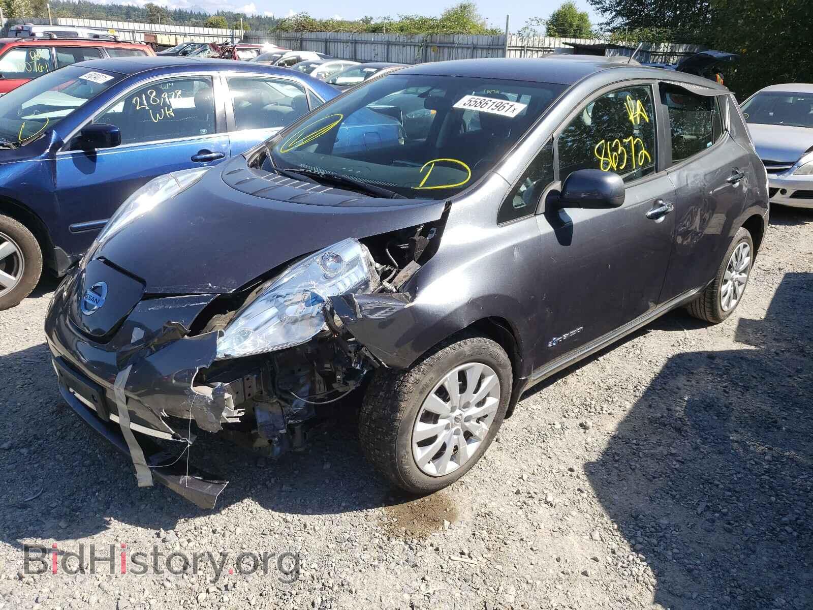2013 NISSAN LEAF - VIN: 1N4AZ0CP6DC415756 - Фото 2