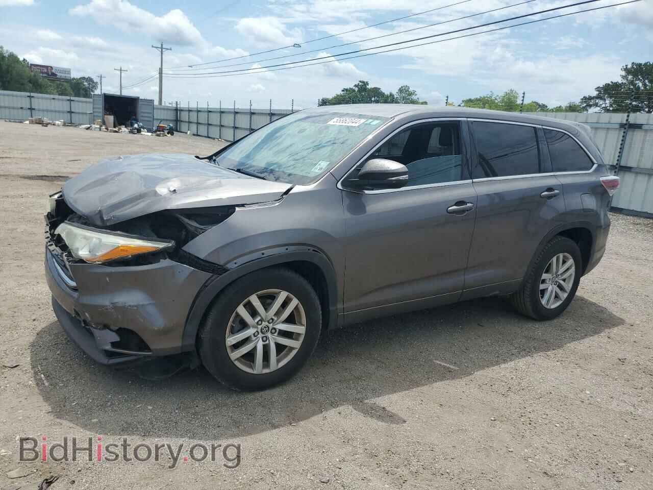 Photo 5TDZARFH7GS018864 - TOYOTA HIGHLANDER 2016