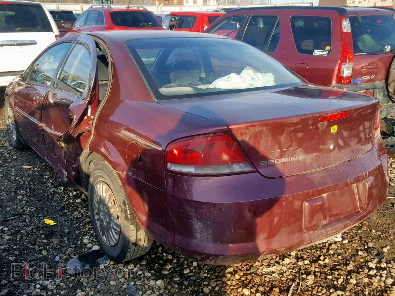 2001 CHRYSLER SEBRING - VIN: 1C3EL46U41N709358 - Фото 3
