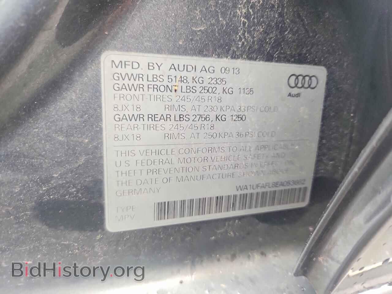 2014 AUDI A4 - VIN: WA1UFAFL8EA053662 - Photo 12