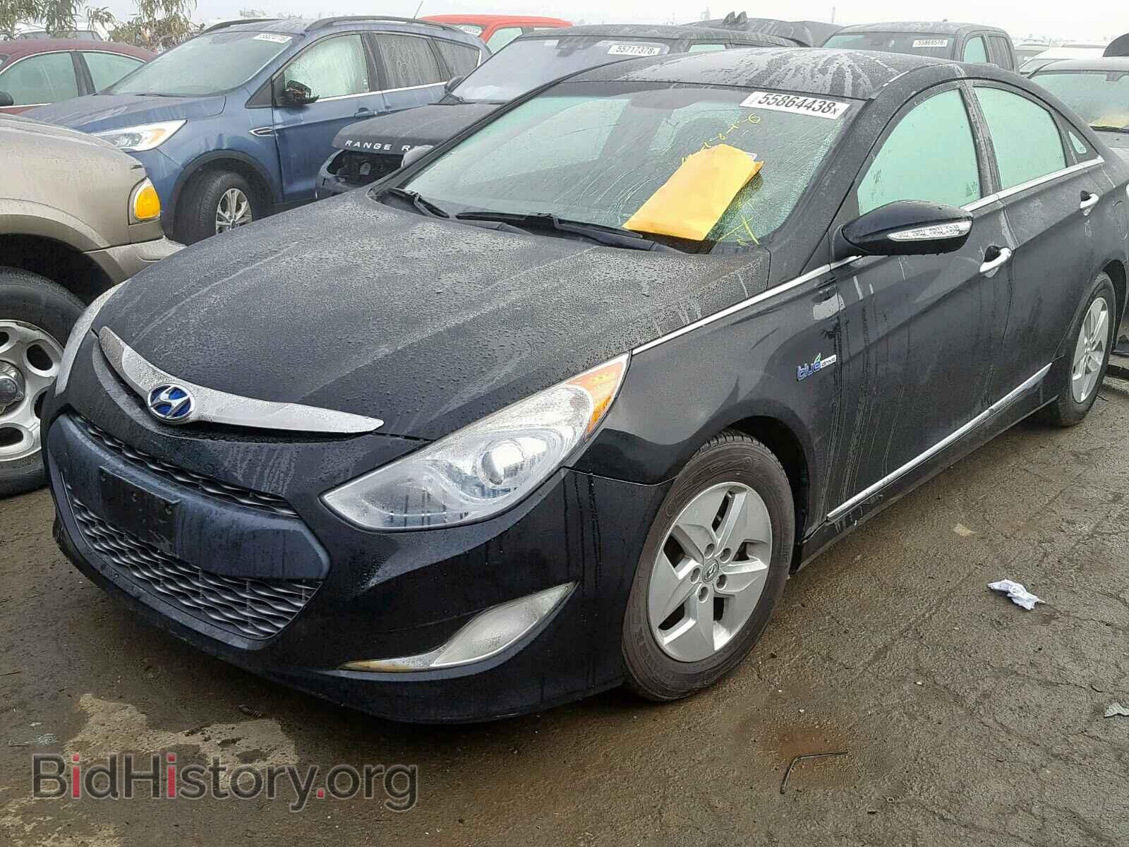2012 HYUNDAI SONATA - VIN: KMHEC4A46CA044312 - Фото 2