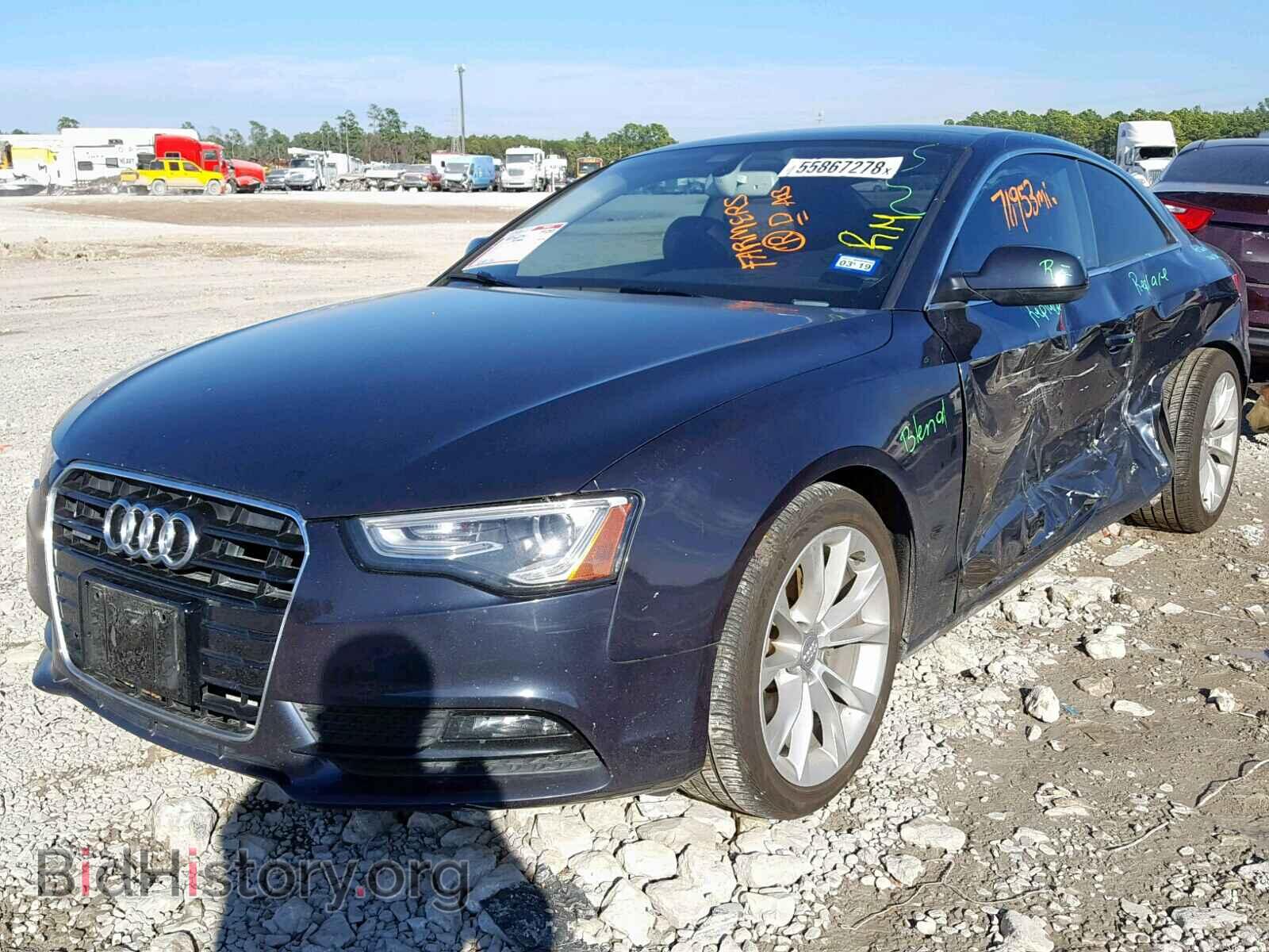 2013 AUDI A5 PREMIUM - VIN: WAULFAFRXDA042132 - Photo 2